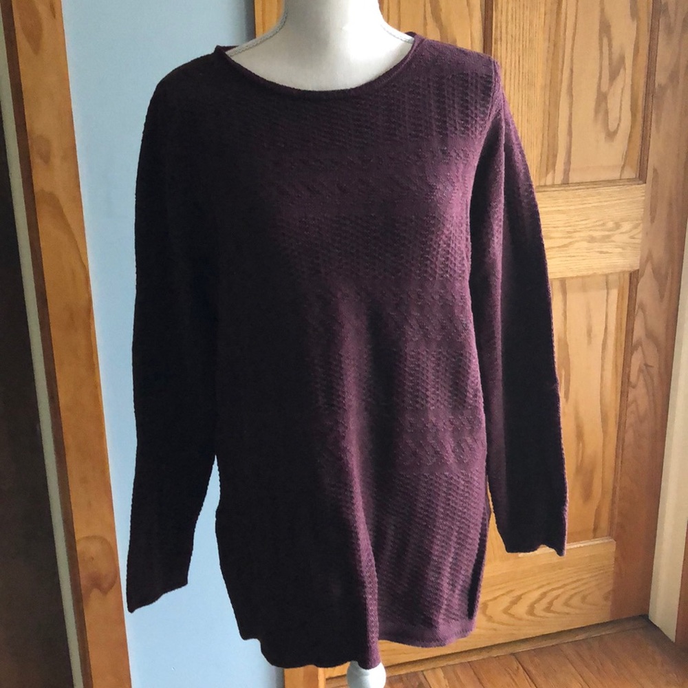 Lands End tunic knit sweater